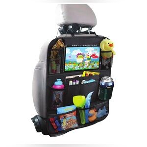 Car Seat Organiser, 9 Pockets,  Tablet Holder Water Proof Seat Protector (1 PCS)